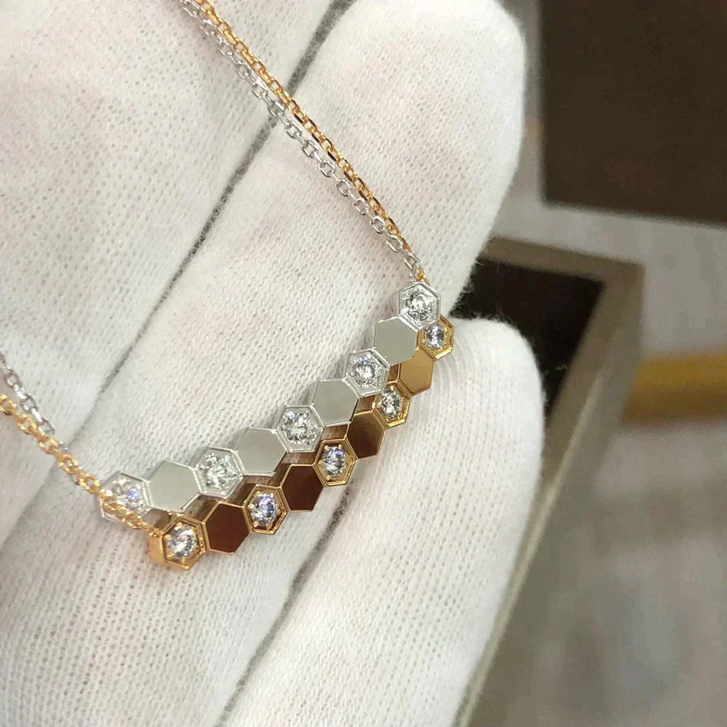 [Cyra]  BEE LOVE NECKLACE DIAMOND