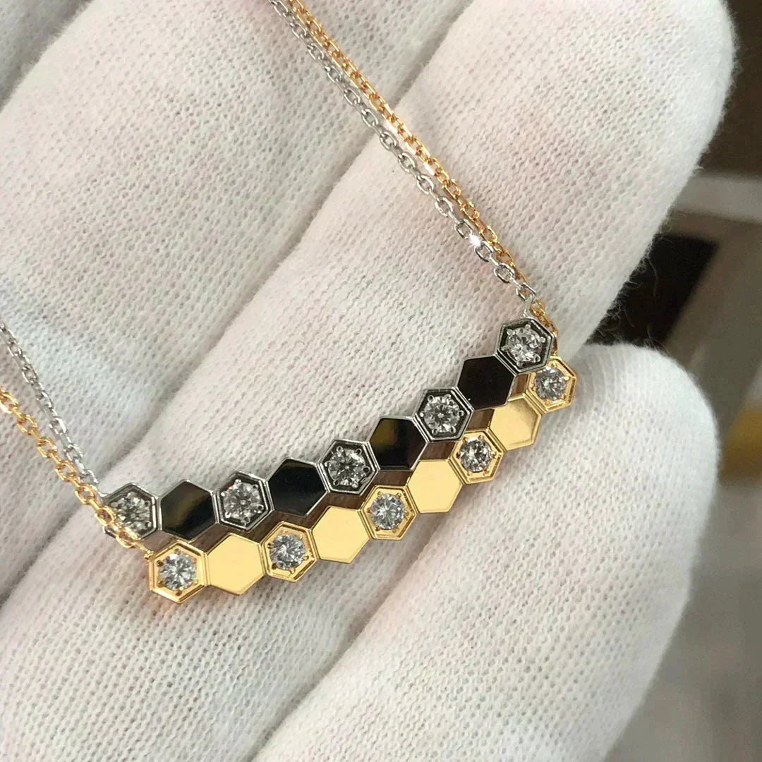 [Cyra]  BEE LOVE NECKLACE DIAMOND