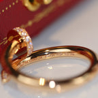 [Cyra]  JUSTE RING 2.65MM GOLD DIAMOND