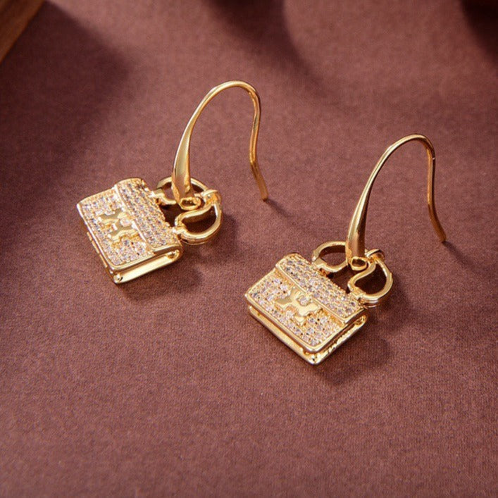 [Cyra]  KELLY DIAMOND EARRINGS