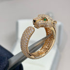 [Cyra]  PANTHERE PINK GOLD DIAMOND RING