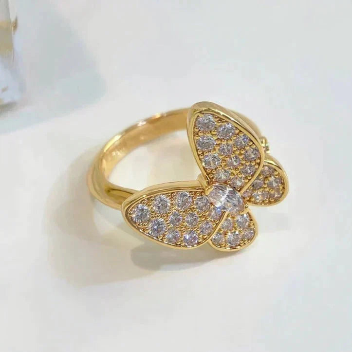 [Cyra] SCHMETTERLING-DIAMANT-RING