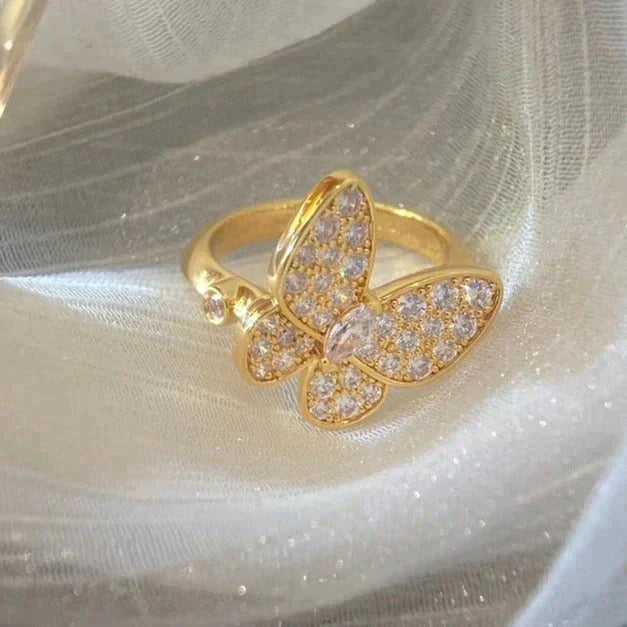 [Cyra] SCHMETTERLING-DIAMANT-RING