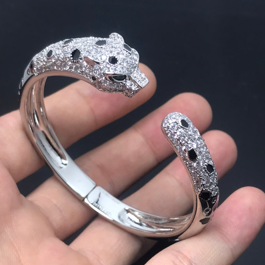 [Cyra]  PANTHERE BIG BRACELET DIAMONDS