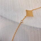 [Cyra] COLOR STAR ARMBAND AUS KARNEOL, ROSÉGOLD UND DIAMANTEN