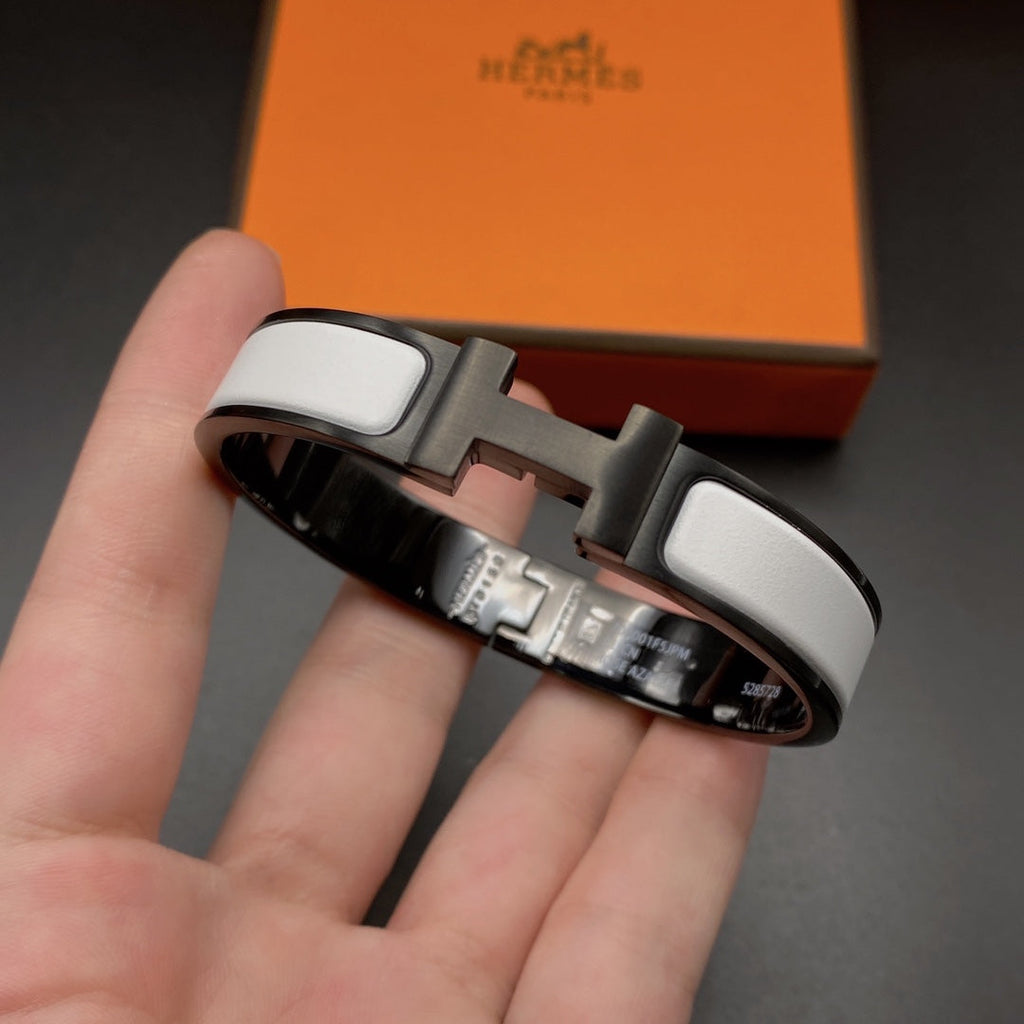 [Cyra] H ARMBAND 12MM SCHWARZ WEISS KERAMIK