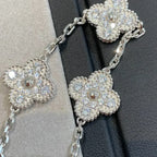 [Cyra]  New  CLOVER 5 MOTIF FULL DIAMOND BRACELET COLLECTION