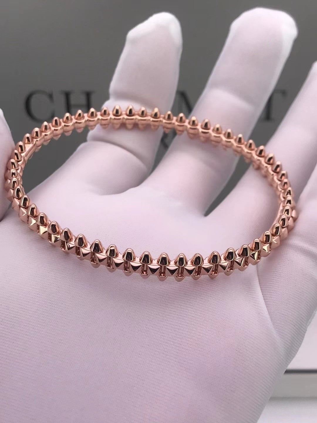 [Cyra]  CLASH PINK GOLD BRACELET