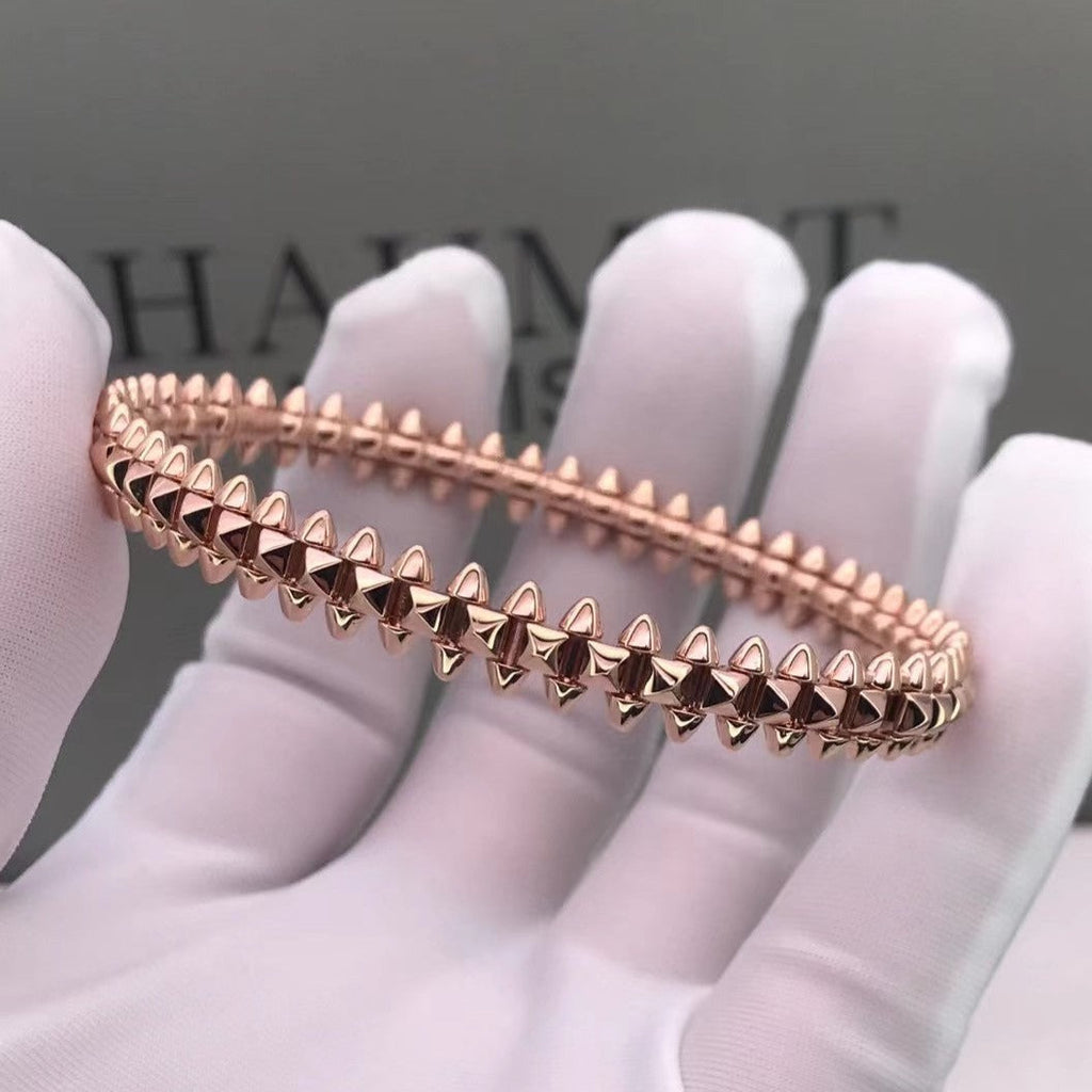[Cyra]  CLASH PINK GOLD BRACELET