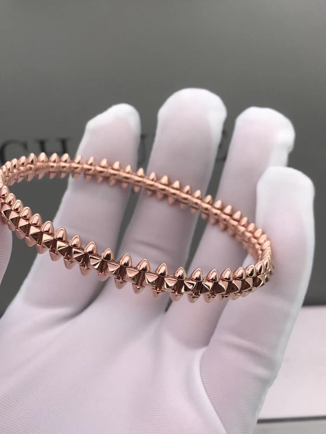 [Cyra]  CLASH PINK GOLD BRACELET