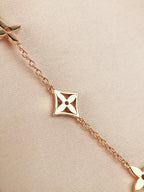 [Cyra]  STAR AND SUN 7 MOTIFS GOLD BRACELET