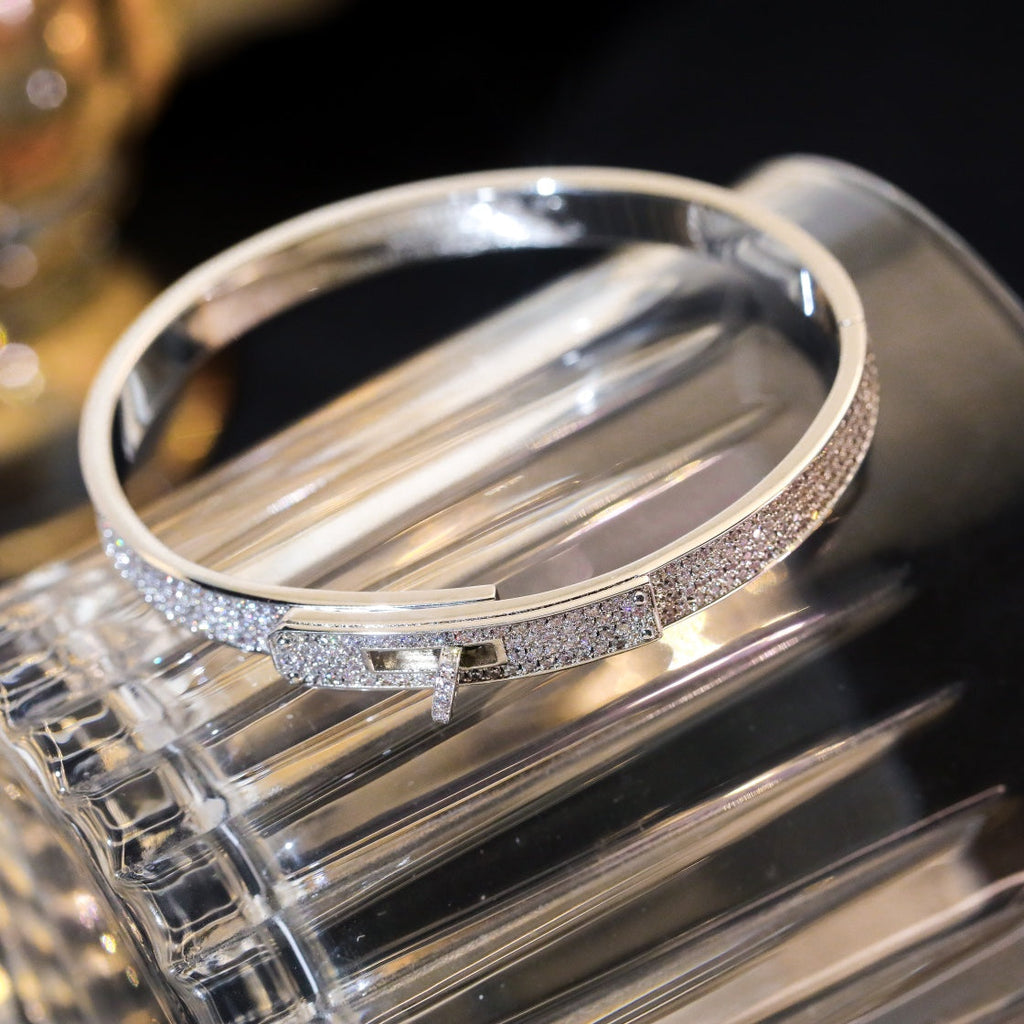 [Cyra]  KELLY BRACELET DIAMOND PAVED
