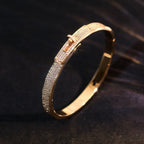 [Cyra]  KELLY BRACELET DIAMOND PAVED