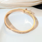 [Cyra]  KELLY BRACELET DIAMOND PAVED
