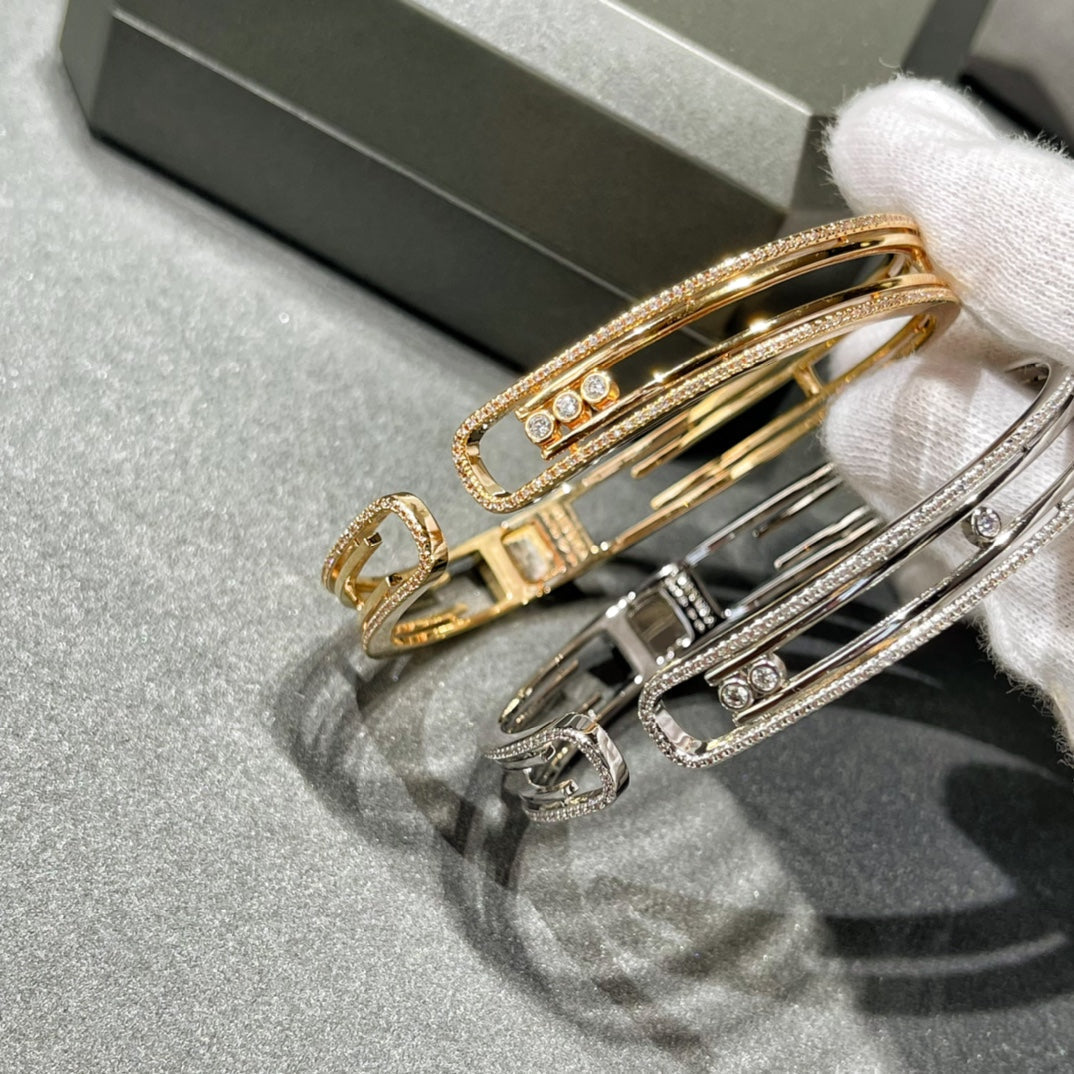 [Cyra] MOVE 10TH PAVED DIAMOND BRACELET