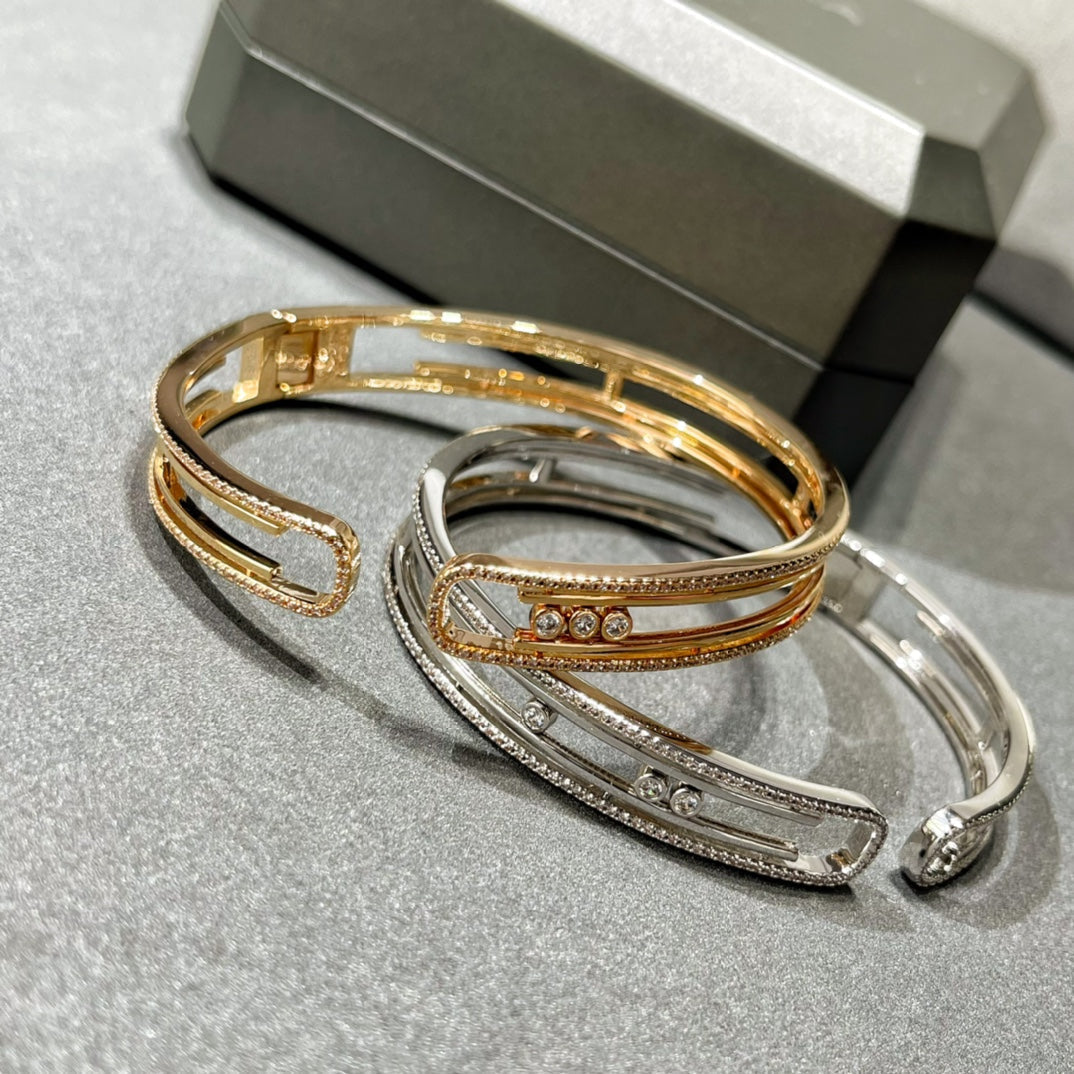 [Cyra] MOVE 10TH PAVED DIAMOND BRACELET