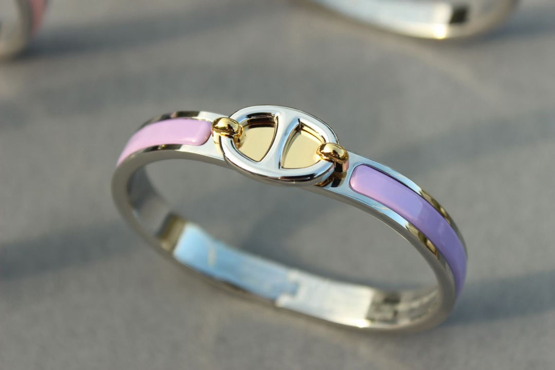 [Cyra]  CLIC CHAINE SILVER BRACELET