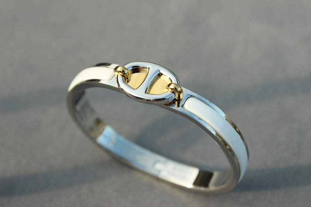 [Cyra]  CLIC CHAINE SILVER BRACELET