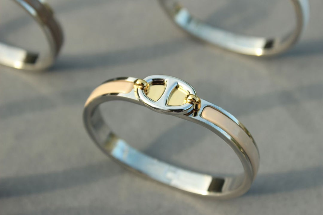 [Cyra]  CLIC CHAINE SILVER BRACELET
