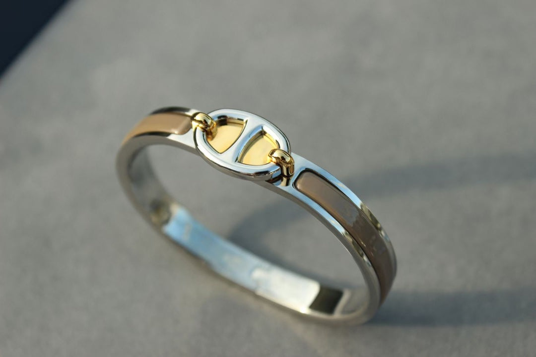 [Cyra]  CLIC CHAINE SILVER BRACELET