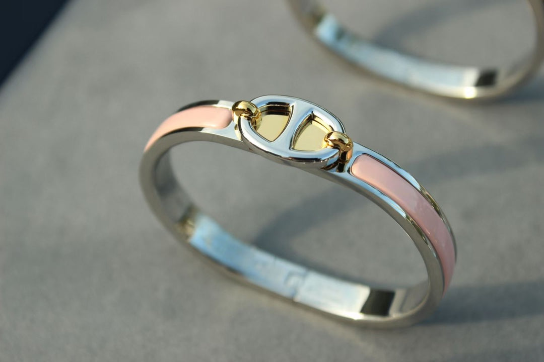 [Cyra]  CLIC CHAINE SILVER BRACELET