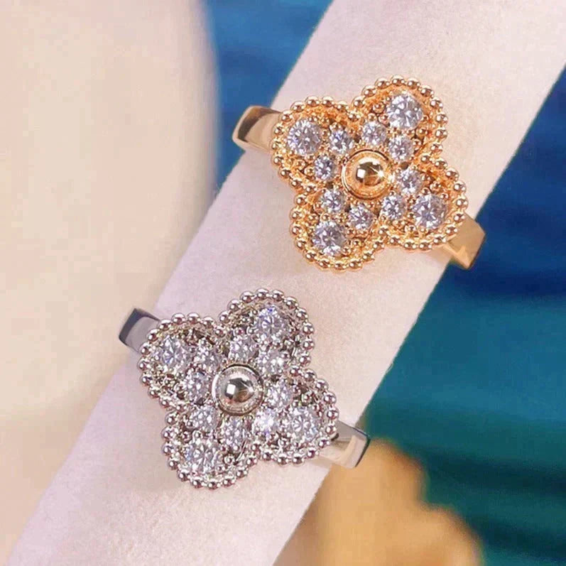 [Cyra]  CLOVER DIAMOND RING