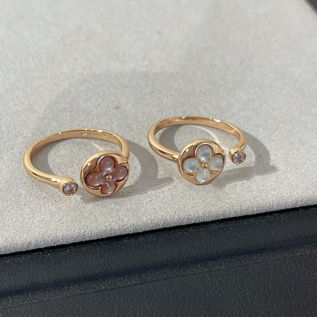 [Cyra]  SUN 1 DIAMOND PINK MOP RING