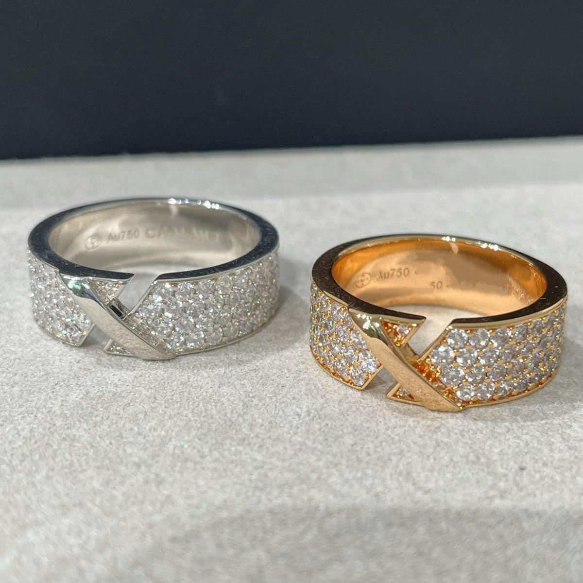 [Cyra]  LIENS EVIDENCE  DIAMOND PAVED RING