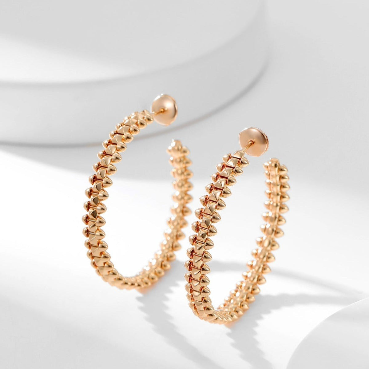 [Cyra]  CLASH HOOP EARRINGS