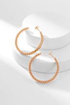 [Cyra]  CLASH HOOP EARRINGS