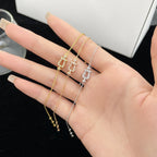 [Cyra]  FORCE 10 FULL DIAMOND BUCKLE CHAIN LINK MINI MODEL