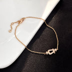 [Cyra]  FORCE 10 FULL DIAMOND BUCKLE CHAIN LINK MINI MODEL
