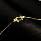 [Cyra]  FORCE 10 FULL DIAMOND BUCKLE CHAIN LINK MINI MODEL