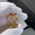 [Cyra] LOVE DIAMOND OHRRINGE AUS ROSÉGOLD