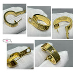 [Cyra]  LOVE 5.5MM 1 DIAMOND EARRINGS