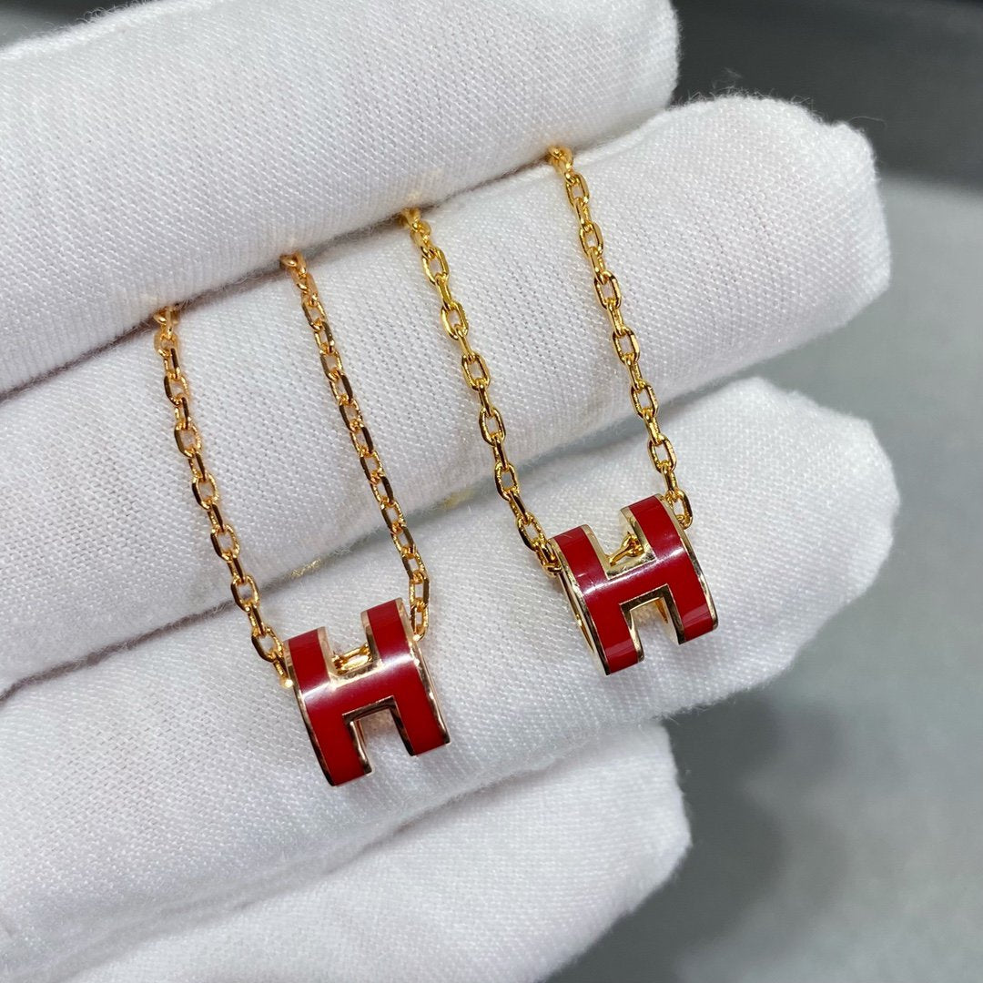 [Cyra]  MINI POP H NECKLACE