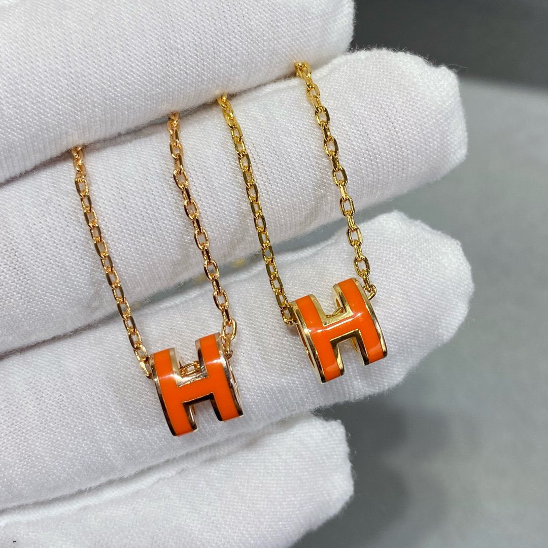 [Cyra]  MINI POP H NECKLACE