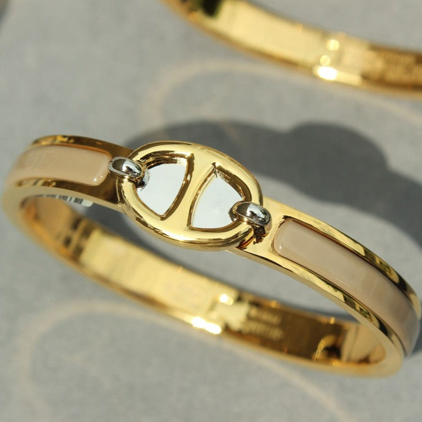 [Cyra]  CLIC CHAINE GOLD BRACELET