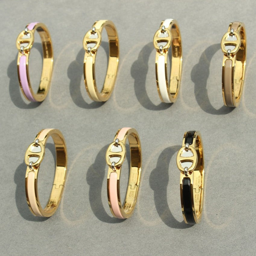[Cyra]  CLIC CHAINE GOLD BRACELET