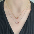 [Cyra] MOVE UNO DIAMOND NECKLACE