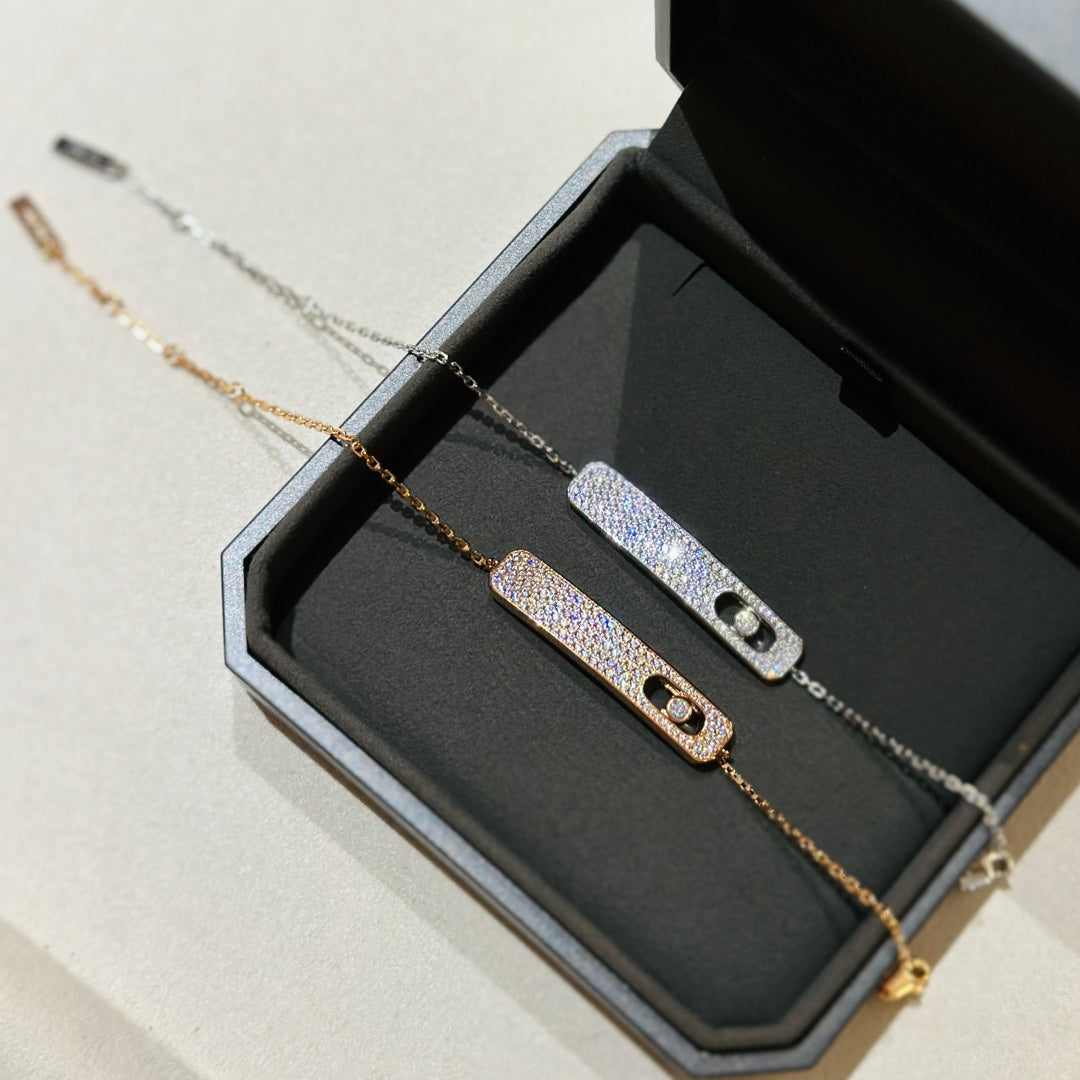 [Cyra] MOVE CLASSIQUE DIAMOND PAVED BRACELET