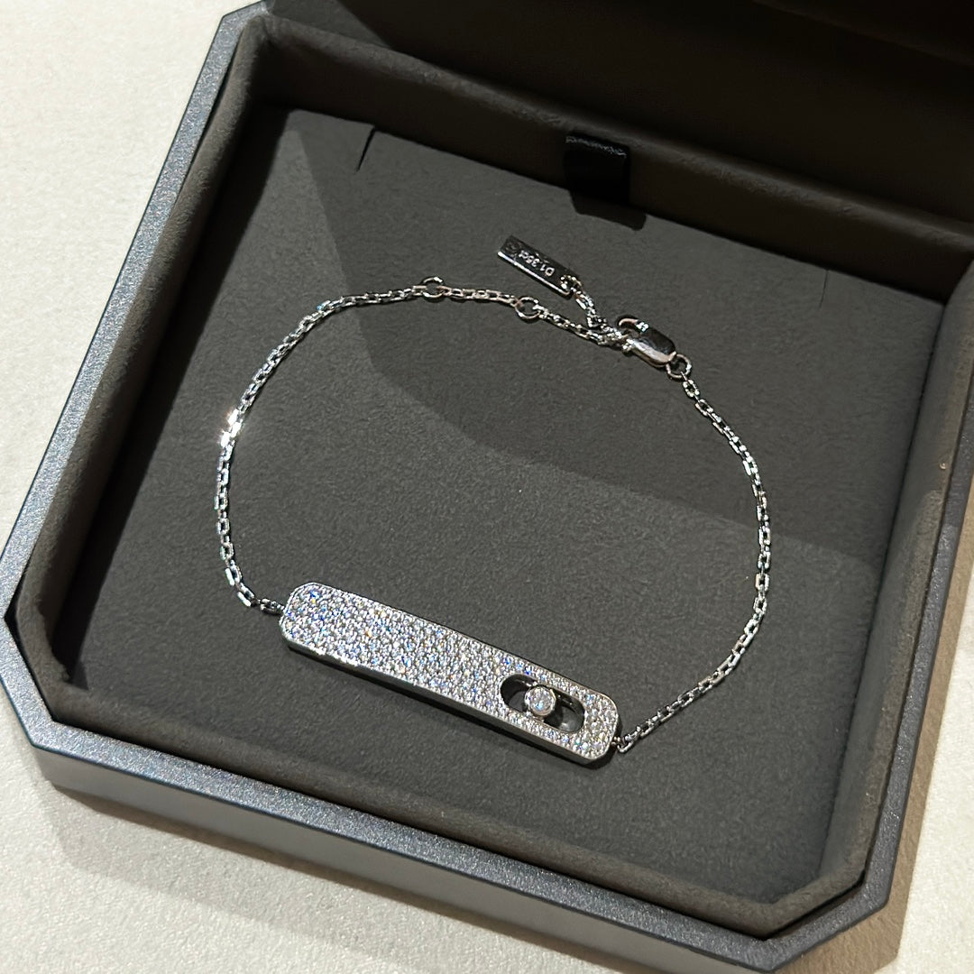 [Cyra] MOVE CLASSIQUE DIAMOND PAVED BRACELET
