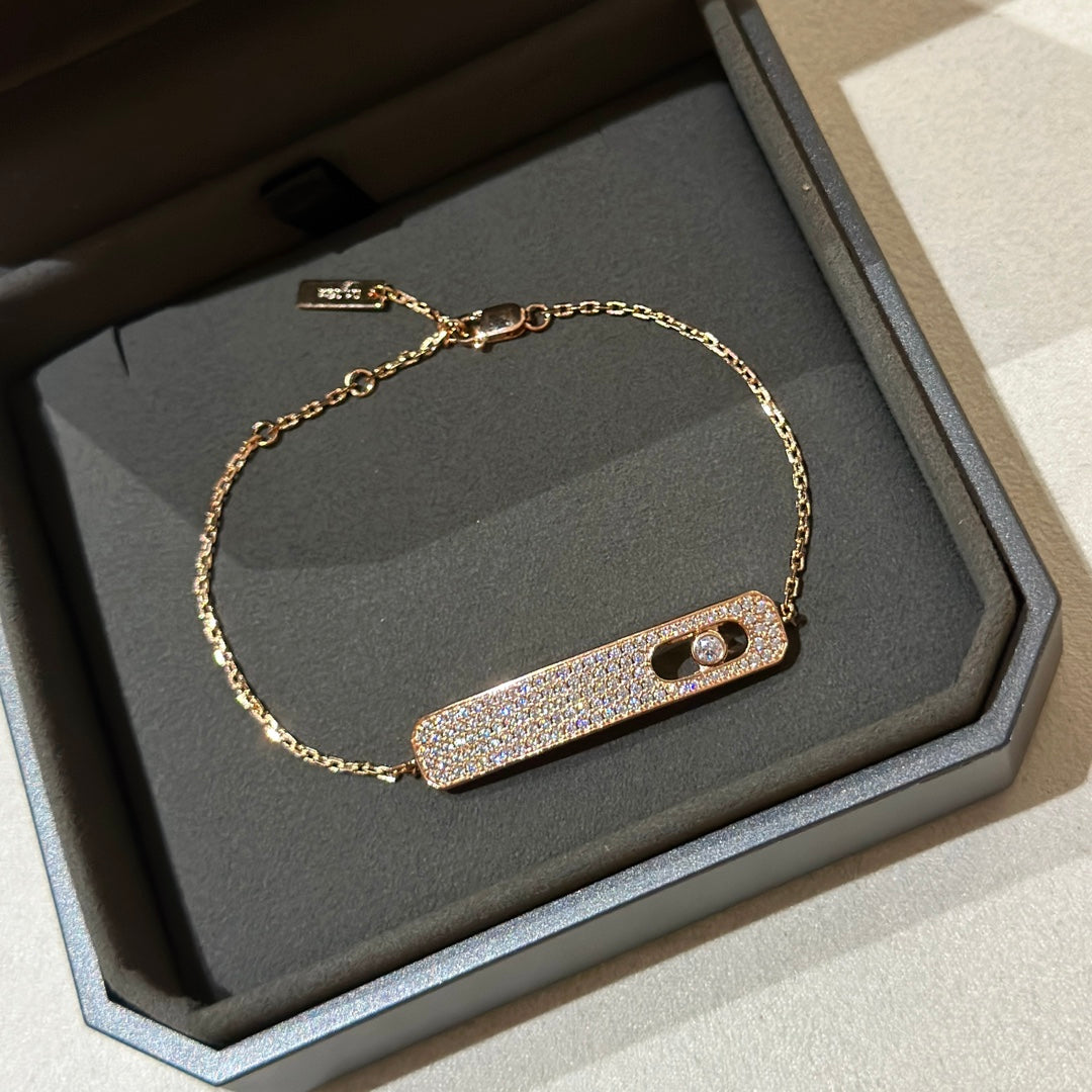 [Cyra] MOVE CLASSIQUE DIAMOND PAVED BRACELET