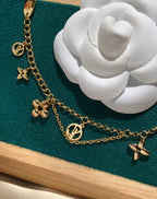 [Cyra]  BLOOMING PINK GOLD MOP BRACELET