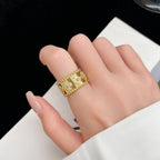 [Cyra]  PERLEE DIAMOND LARGE RING
