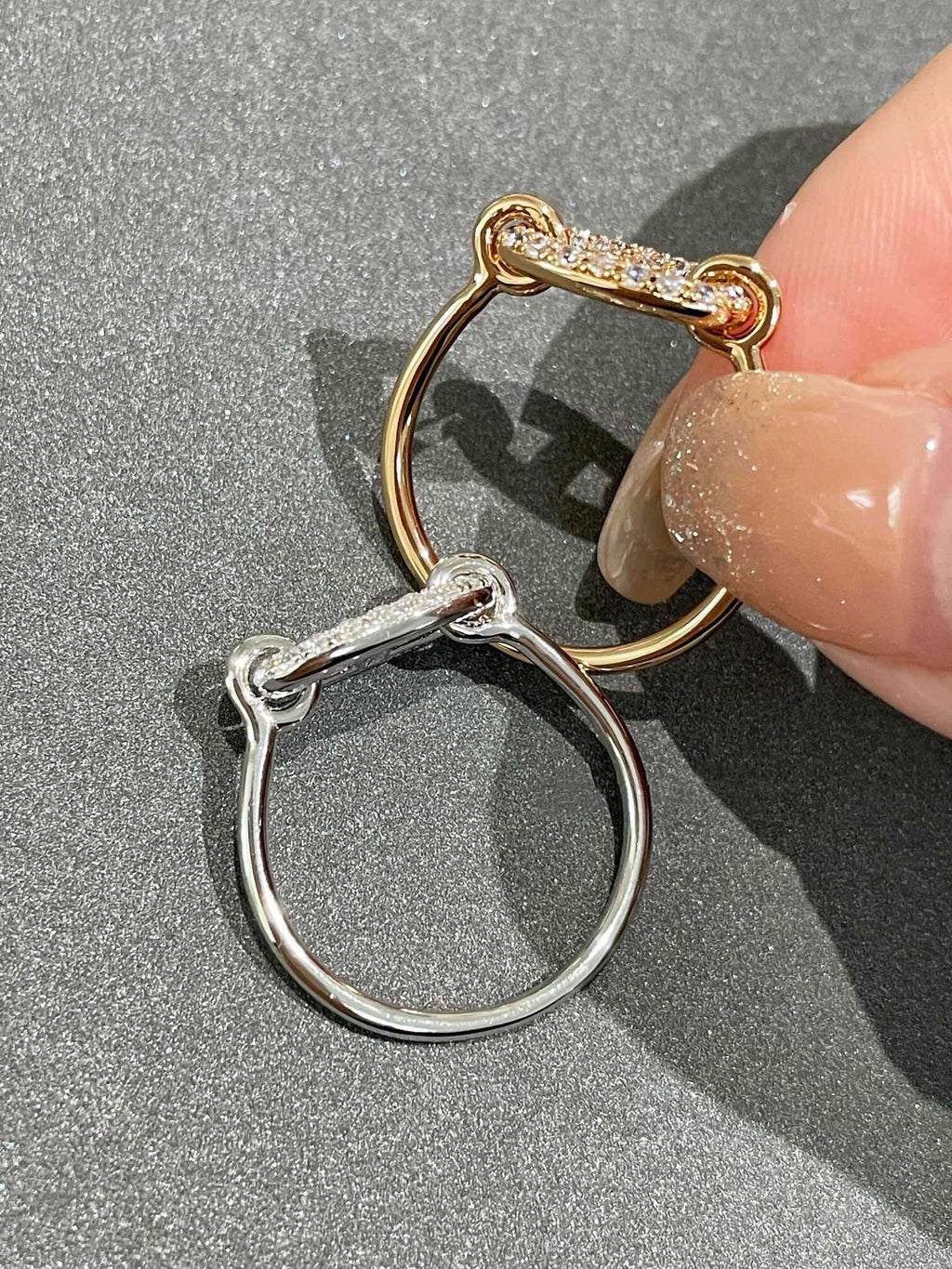 [Cyra]  RONDE SMALL DIAMOND RING