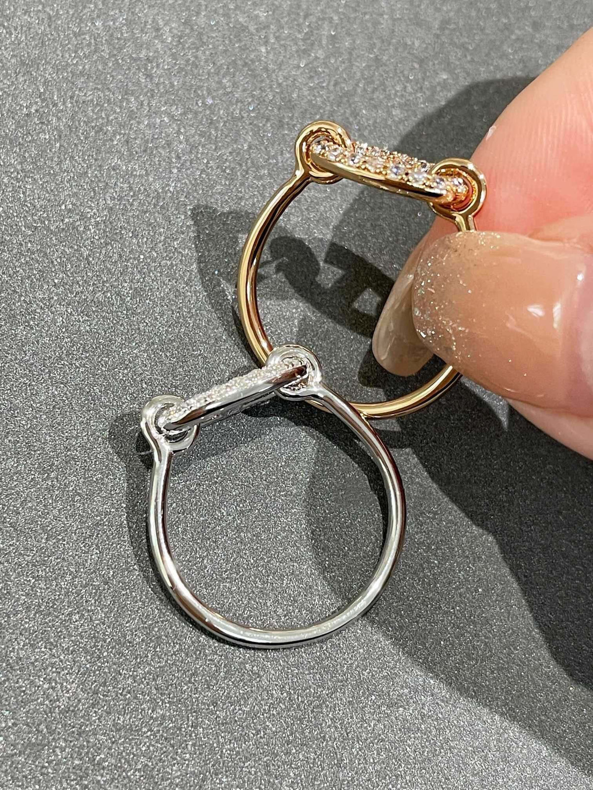 [Cyra]  RONDE SMALL DIAMOND RING