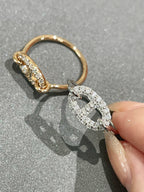 [Cyra]  RONDE SMALL DIAMOND RING