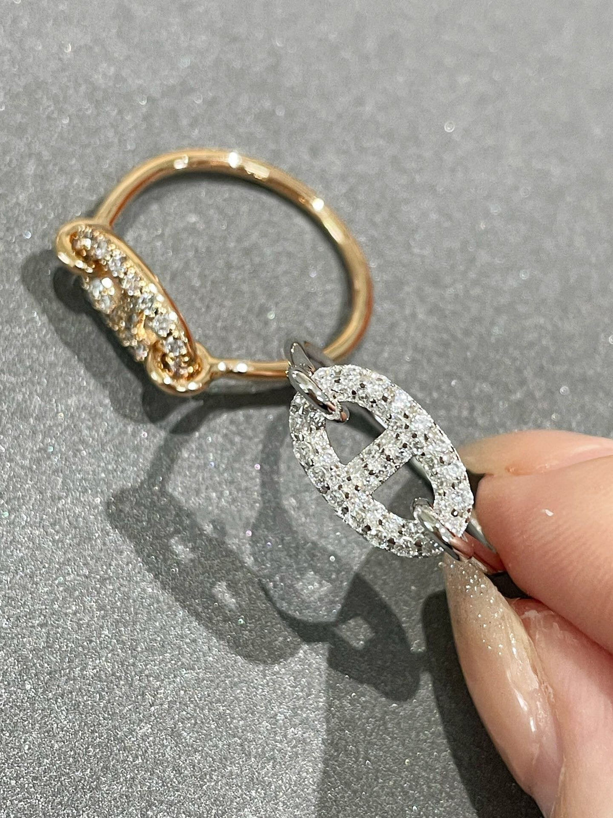 [Cyra]  RONDE SMALL DIAMOND RING