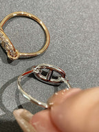 [Cyra]  RONDE SMALL DIAMOND RING